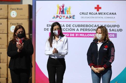 31 mdp fue el total donativo a la Cruz Roja de Coahuila por parte de 