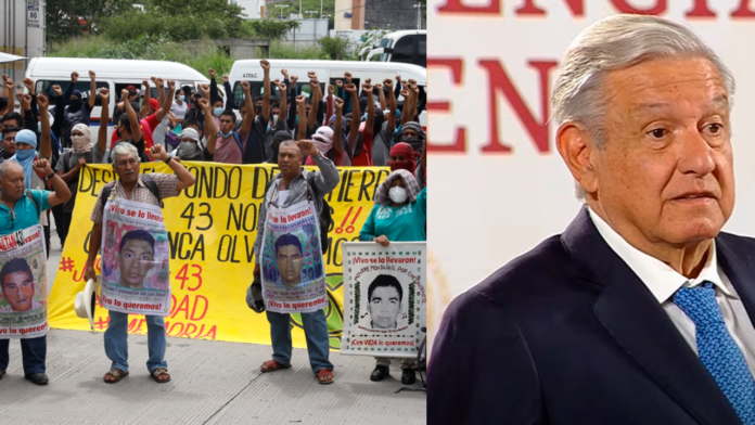 AMLO reprueba violencia en manifestación por Caso Ayotzinapa