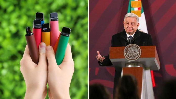 AMLO buscará prohibir los vapeadores por segunda vez