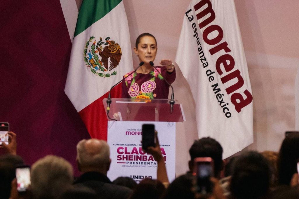 Por unanimidad, el Consejo Nacional de Morena declara a Claudia Sheinbaum candidata a la Presidencia de México