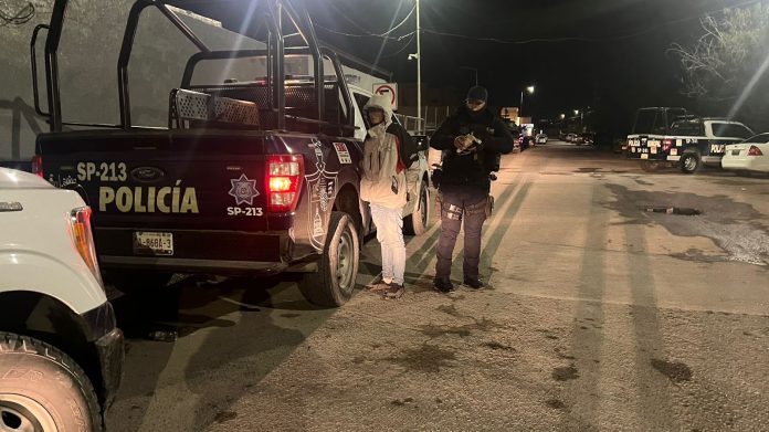 Sin miedo al frio vagaba por las calles un toxicómano; fue detenido