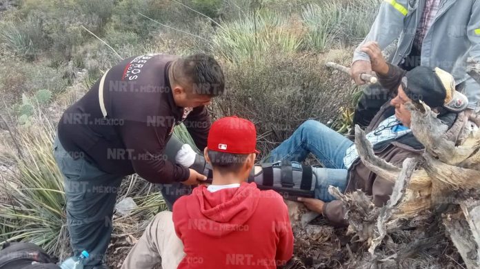 Hombre herido queda atrapado en la Sierra Azul de Castaños Coahuila; es rescatado horas después