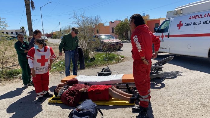 Arrollan a motociclista en Sabinas