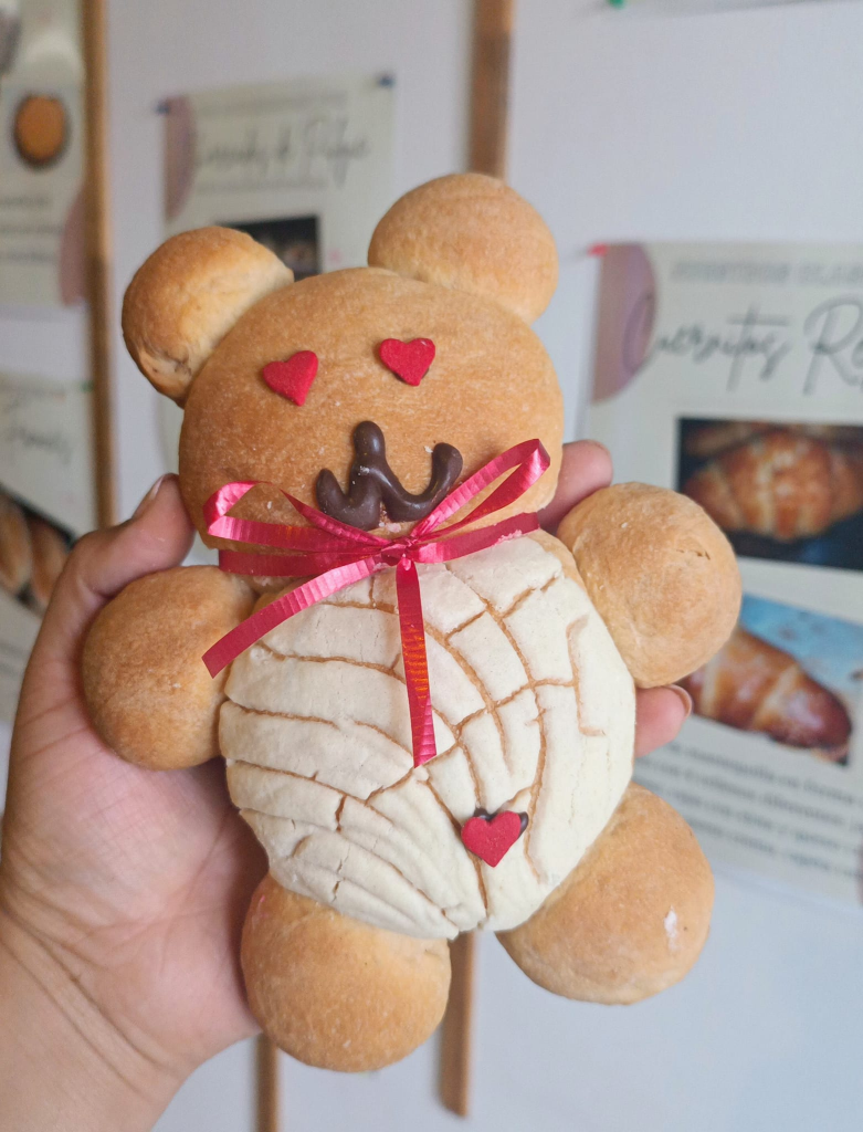 Saltillo: Conoce la concha Osito Coquette, pan dulce para celebrar San Valentín