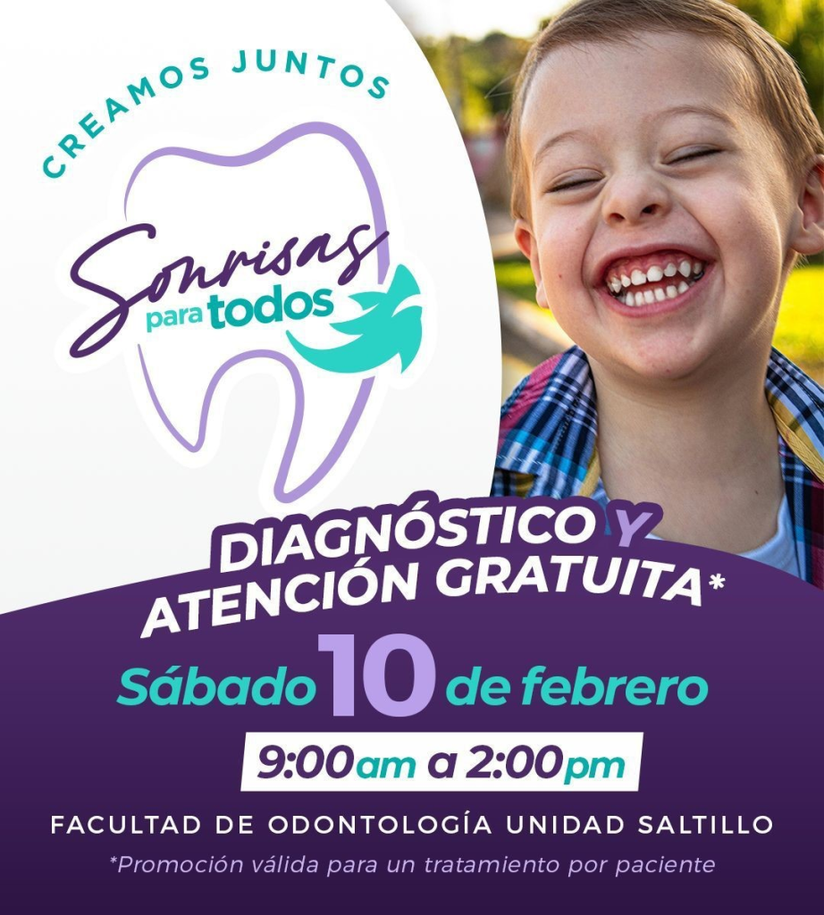 Facultad de Odontología de UAdeC invita a jornada gratuita de atención