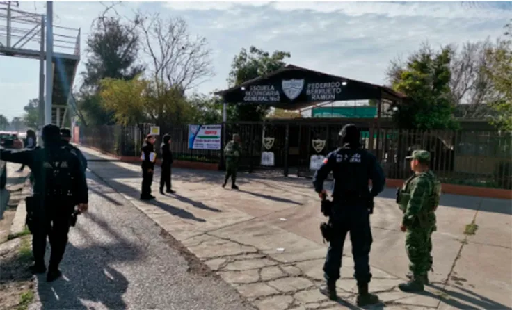 Torreón: Amenaza de atentado en secundaria genera fuerte movilización