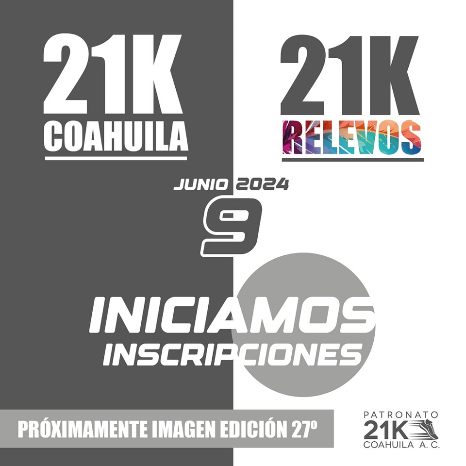 21K Coahuila, inician inscripciones para 'La Gran Carrera de México'