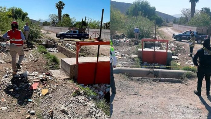 Encuentran cadáver en estado de descomposición en un canal de riego