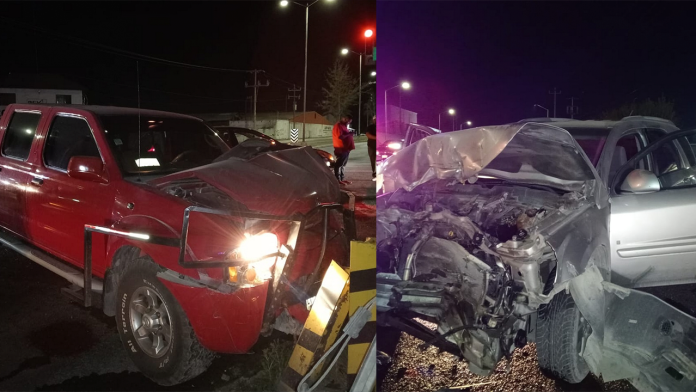 Accidente vehicular en Acuña deja una mujer herida