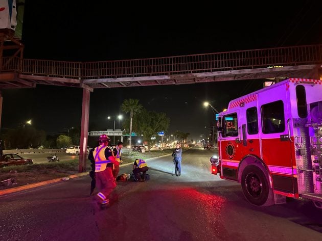 Intenta suicidarse al lanzarse de puente peatonal en Saltillo