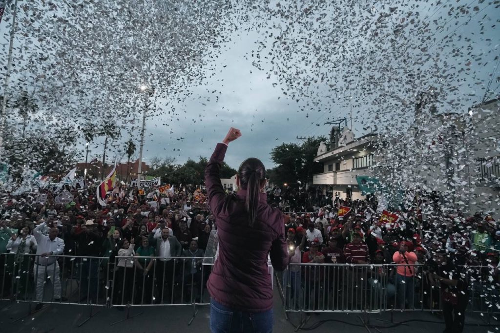 "Con la 4T, mujeres libres y seguras siempre": Claudia Sheinbaum desde Ciénega de Flores, Nuevo León
