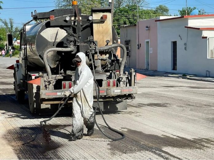 Efectivo recarpeteo en San Buenaventura