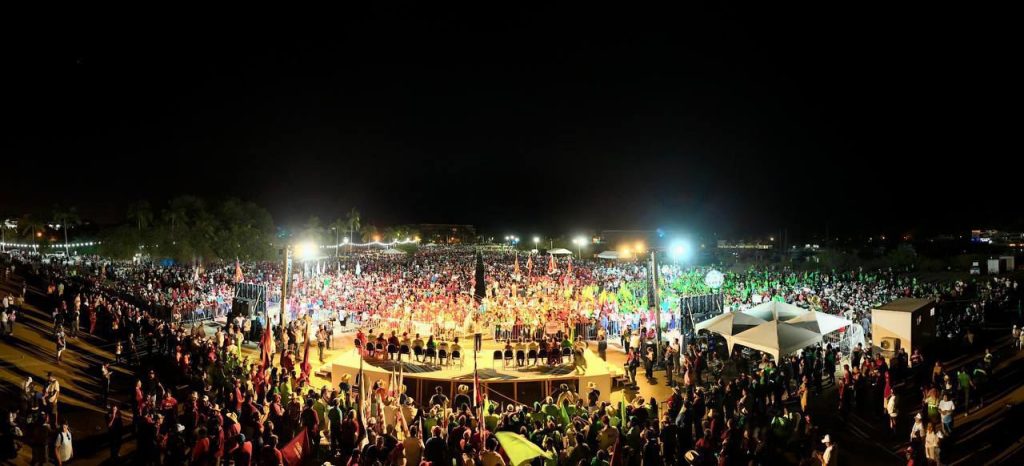 Más de 50 mil personas muestran apoyo a Claudia Sheinbaum y su segundo piso de la 4T en Oaxaca