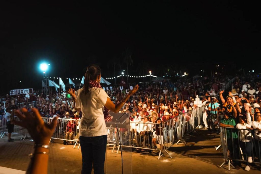 Transformación es el grito que retumba en todo México: Claudia Sheinbaum se compromete en Huatulco, Oaxaca, a que no habrá regresión