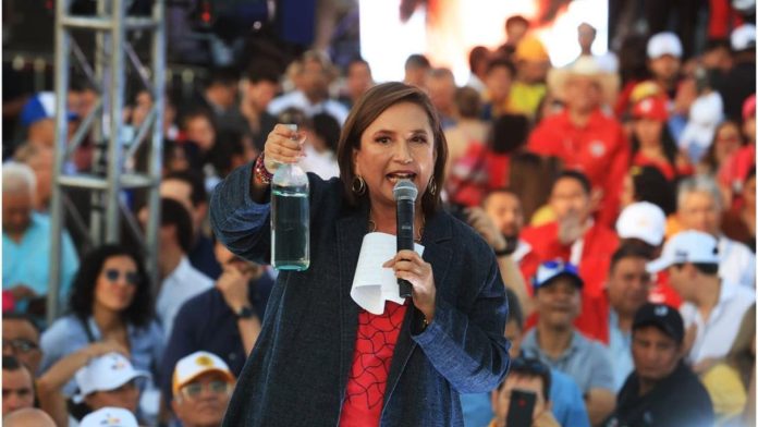 Gálvez critica gestión del gobierno federal sobre el agua