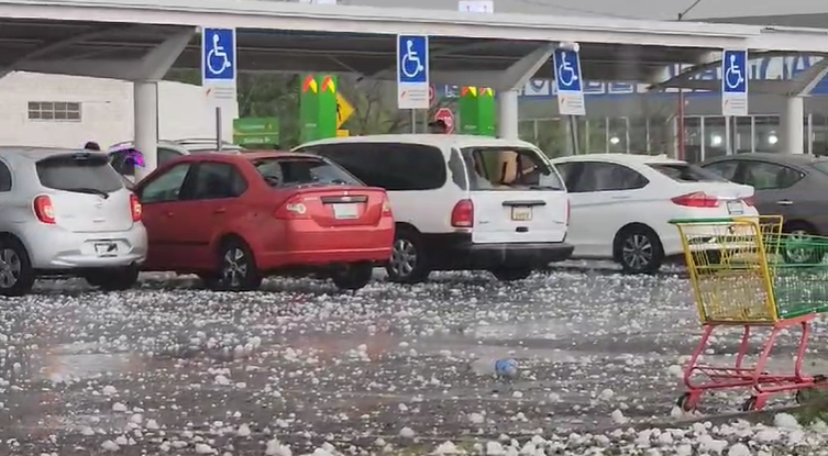 Fuerte granizada azota la Región Carbonífera