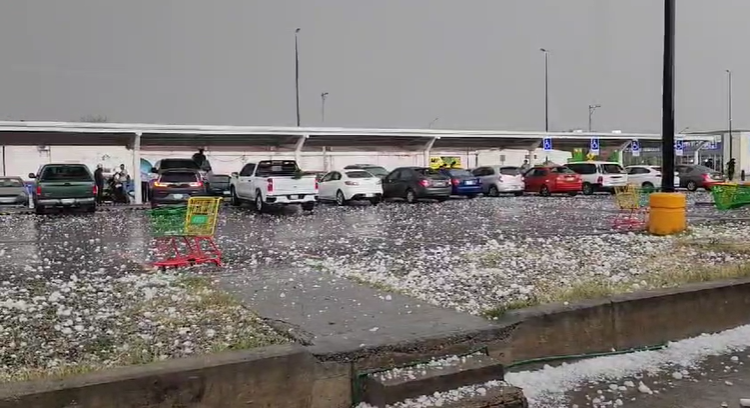 Fuerte granizada azota la Región Carbonífera
