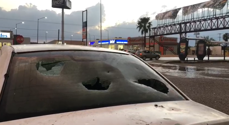 Fuerte granizada azota la Región Carbonífera