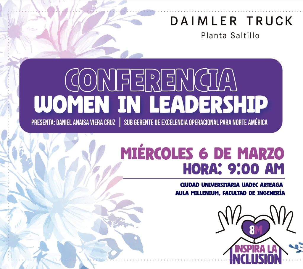 UAdeC Unidad Saltillo invita a conmemoración del Día Internacional de la Mujer