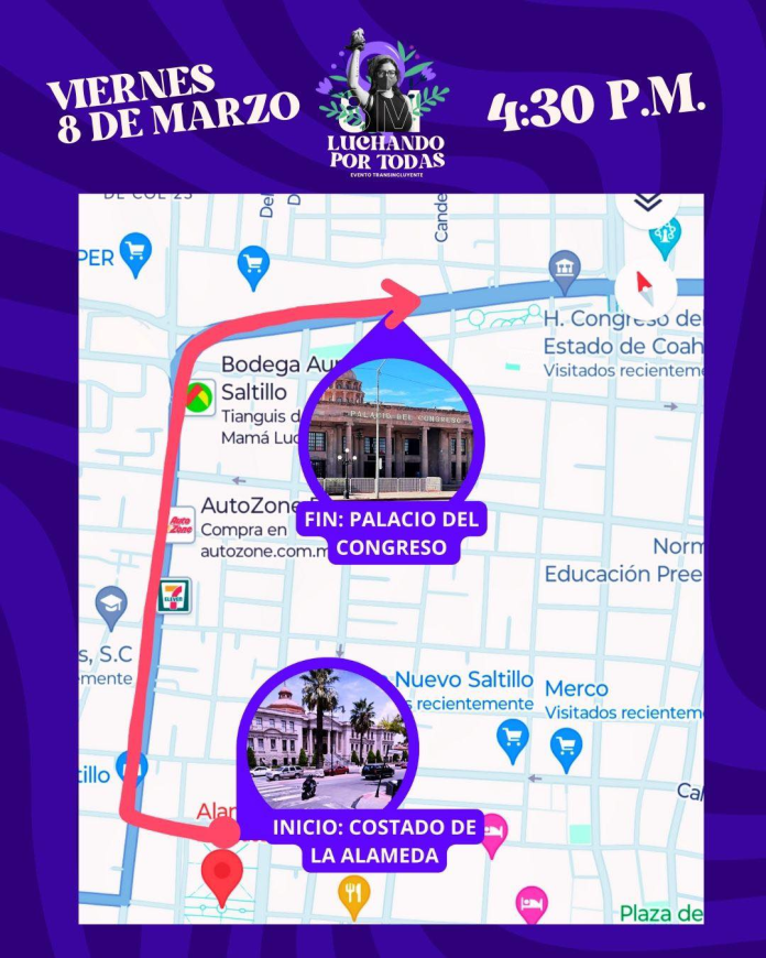 Marcha 8M en Coahuila: Todo lo que necesitas saber