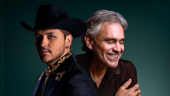 Nodal se une al homenaje de Andrea Bocelli por sus 30 aniversario
