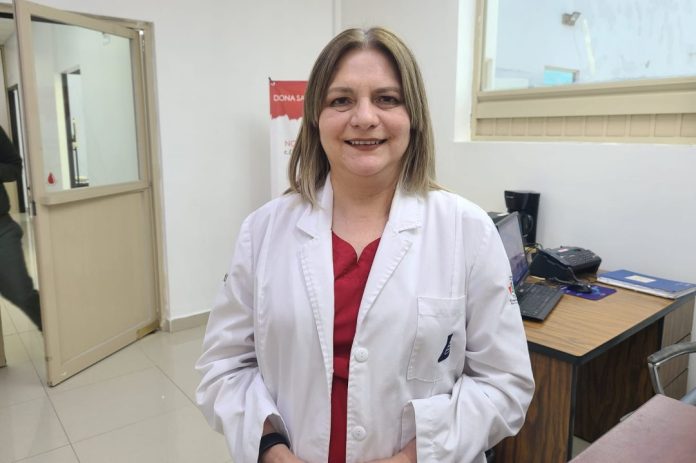 Guadalupe Chávez, QFB del Banco de Sangre