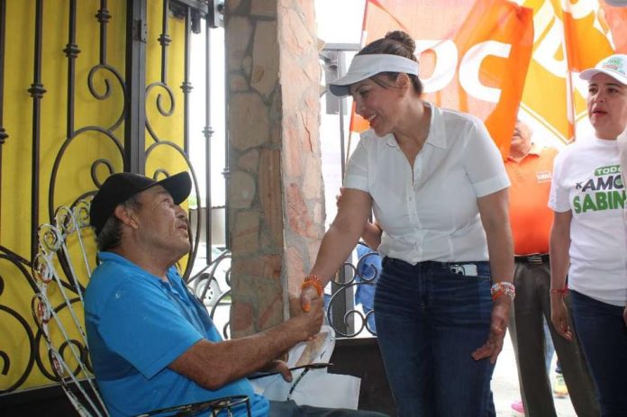 Zulmma Guerrero recorrió la avenida Oriente