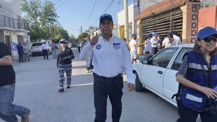 El doctor Mario Alberto Dávila Delgado mantiene una campaña proselitista muy activa.