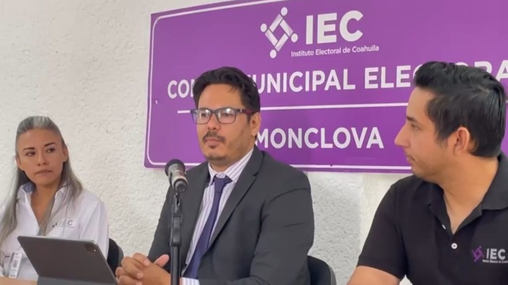 Avanza IEC en preparativos para elecciones municipales en Coahuila