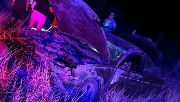 Vuelcan en la 57, venían a ver a su padre hospitalizado y terminan en el mismo hospital