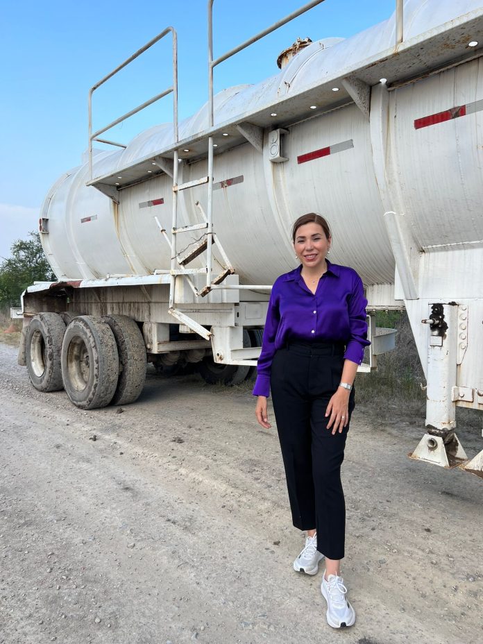 Implementa Múzquiz operativo de abasto de agua; el agua llegará a todos lados: Tania Flores