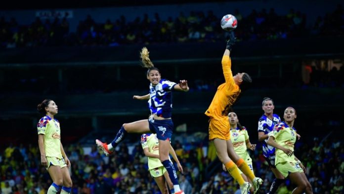 América vence a Rayadas de Monterrey en la final femenil de ida