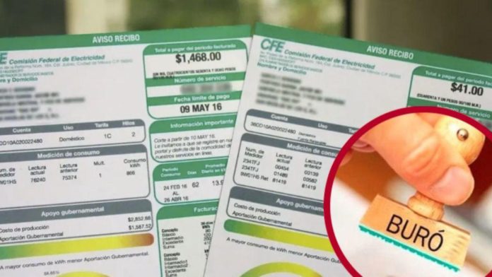 CFE ¿Puedo terminar en Buró de Crédito si no pago el recibo de la luz