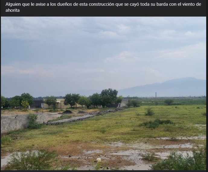 Se registra fuerte tormenta en Cuatro Ciénegas