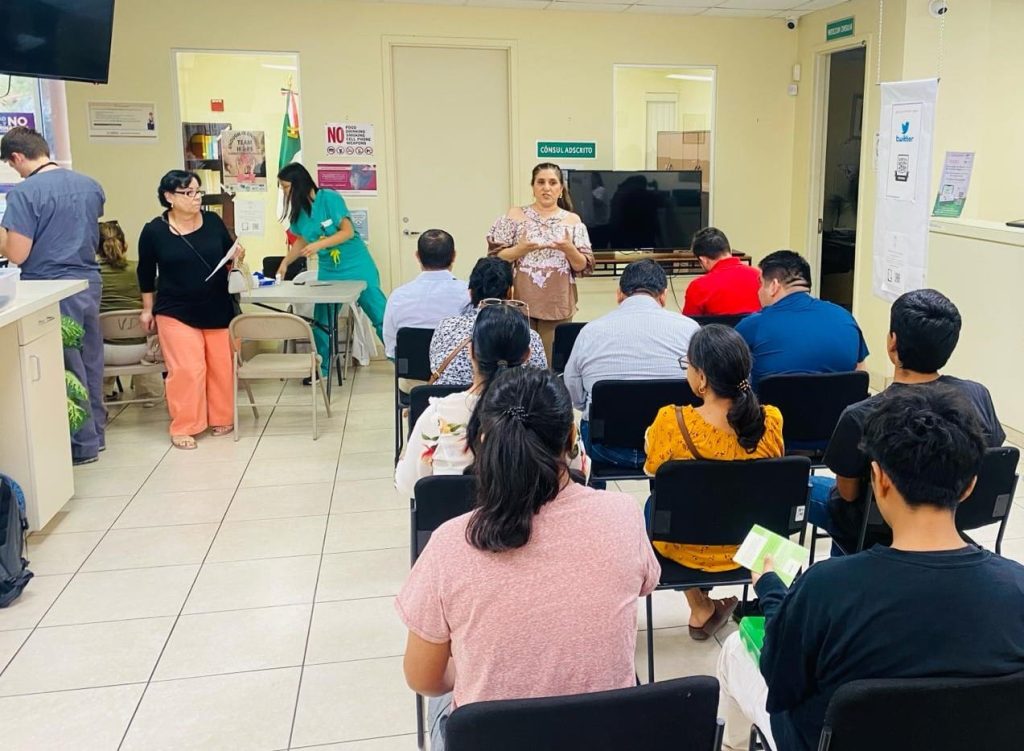Consulado de México en Eagle Pass realizó jornada sabatina del 11 de mayo