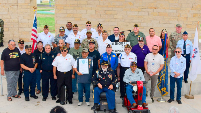 Efectuaron ceremonia en memoria de 56 soldados de Eagle Pass que fallecieron en batallas 