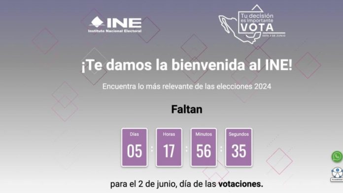 Elecciones 2024 INE sustituye el color rosa por morado en su portal especializado