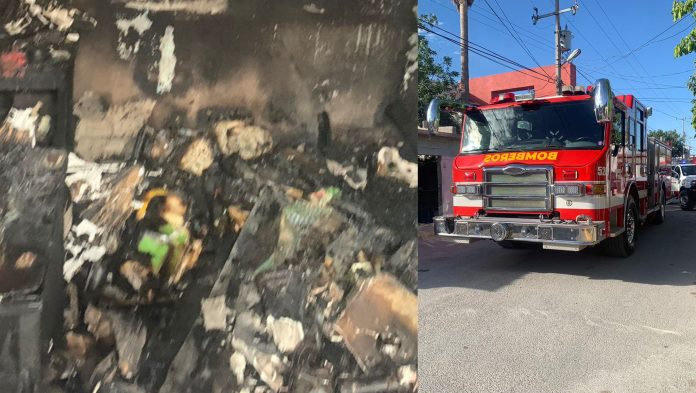 Veladoras provocan incendio en vivienda