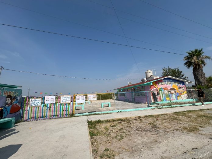 Exigen construcción techo estructural en kínder “Jesús Reyes Heroles”