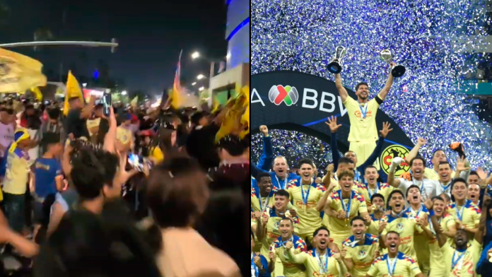 Aficionados del América en Monclova celebran el bicampeonato en el Pape