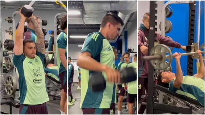 Tunden a jugadores del Tri por trabajo en gimnasio