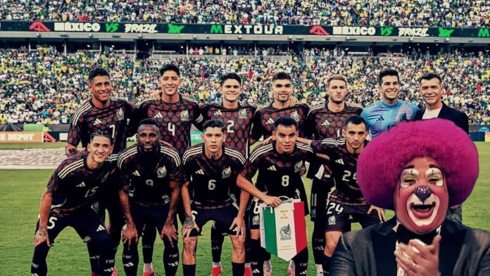 Selección Mexicana tuvo show privado de Platanito