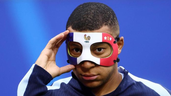 Kylian Mbappé no podrá usar máscara