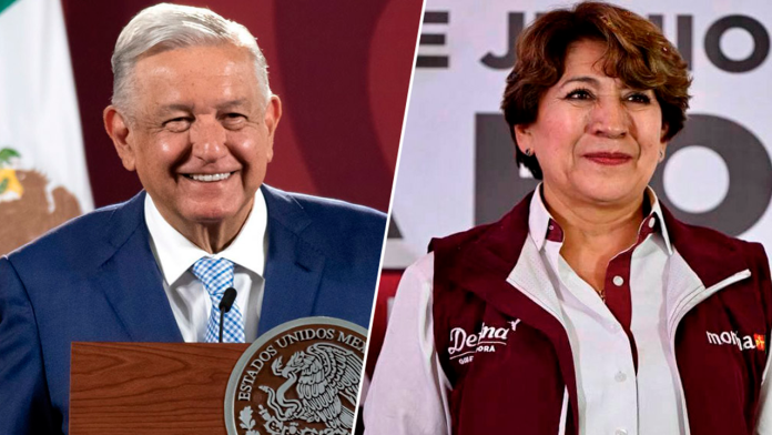 AMLO destaca gobierno de Delfina Gómez en el Estado de México