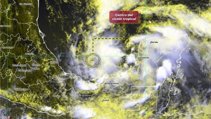 Alertan en cinco estados ante el potencial ciclón tropical