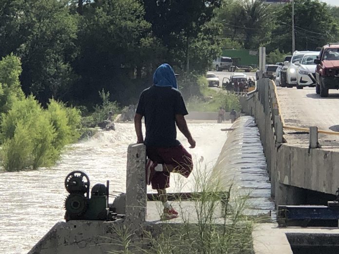 Río Sabinas a la altura del vado