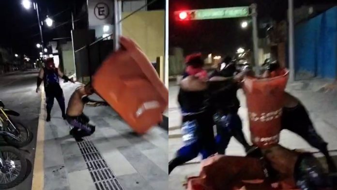 Toman el Centro Histórico como arena de lucha libre