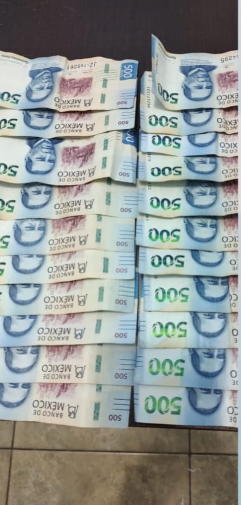 Cae delincuente con dinero, droga y objetos robados