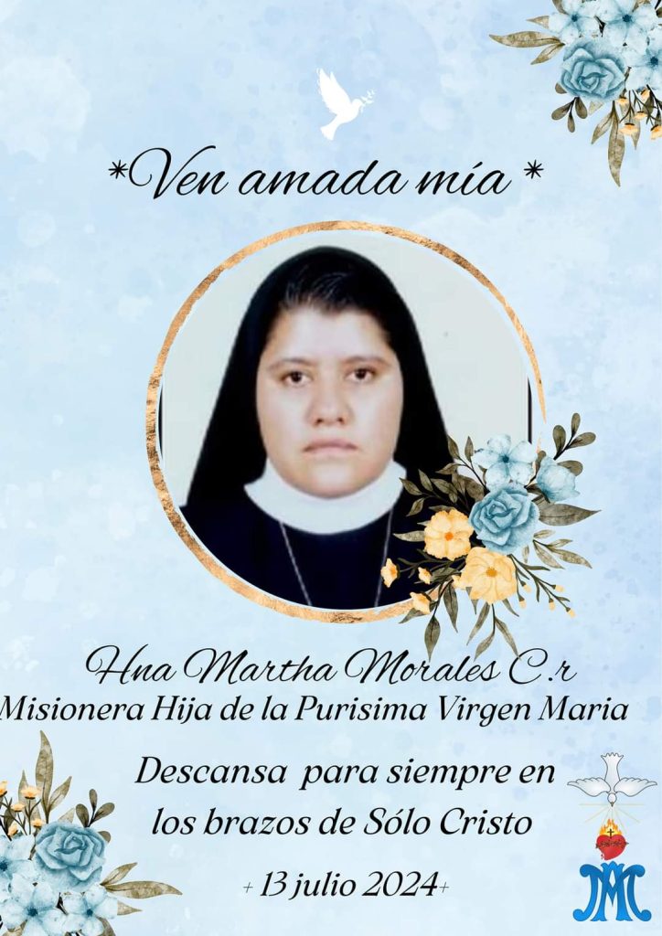 Piden por el eterno descanso de las misioneras fallecidas en accidente