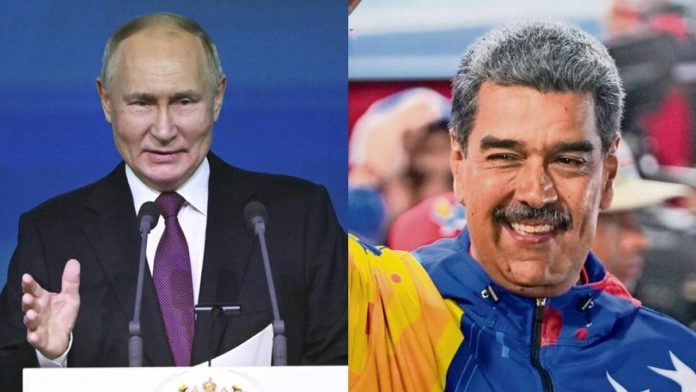 Putin felicita a Maduro por su reelección y le extiende una invitación a Rusia